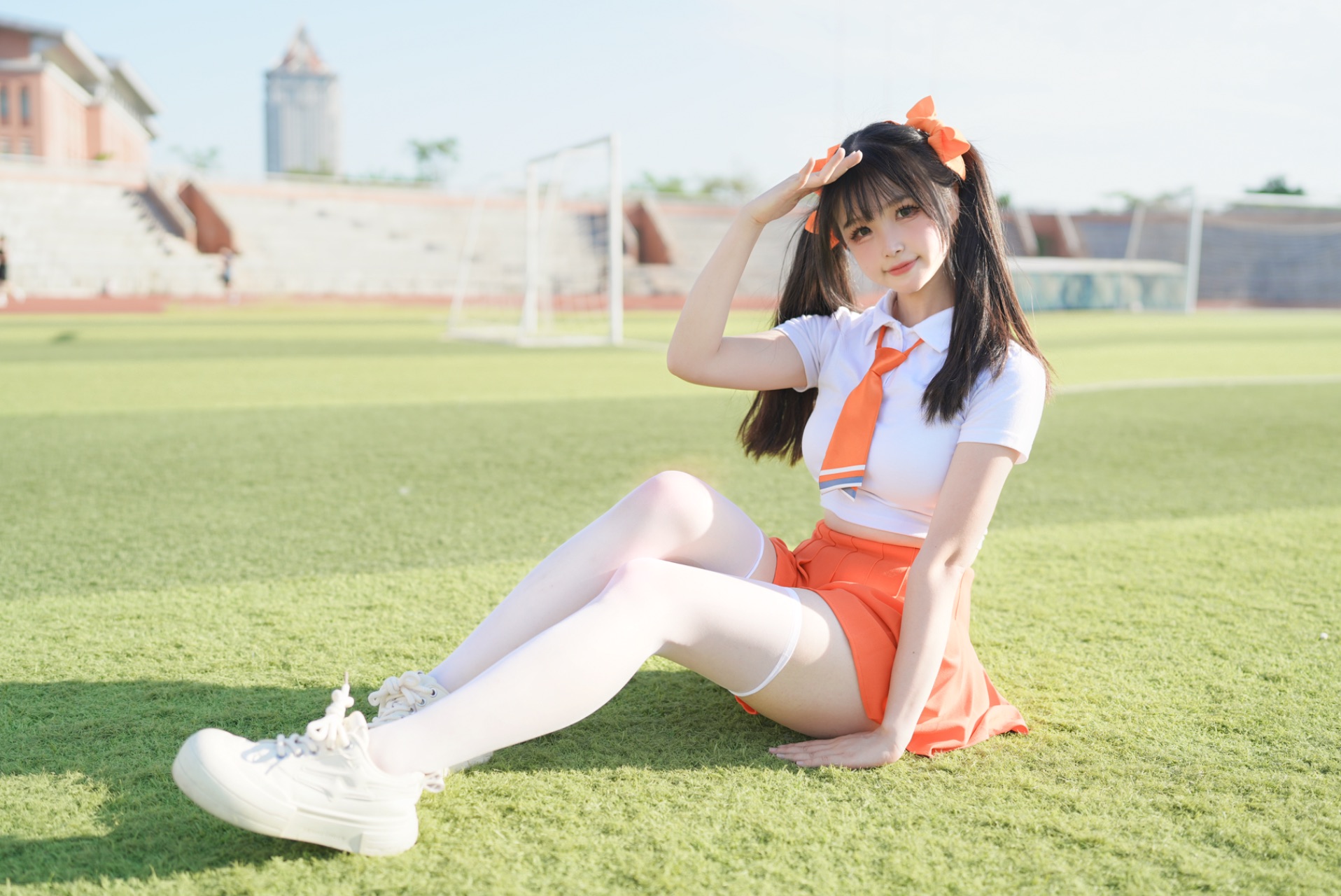 快要高考啦！夏日学姐为你加油打气～