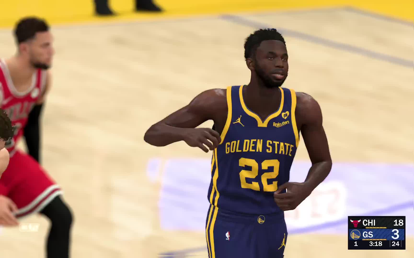 S9赛季 常规赛 公牛vs勇士 49-59 上半场