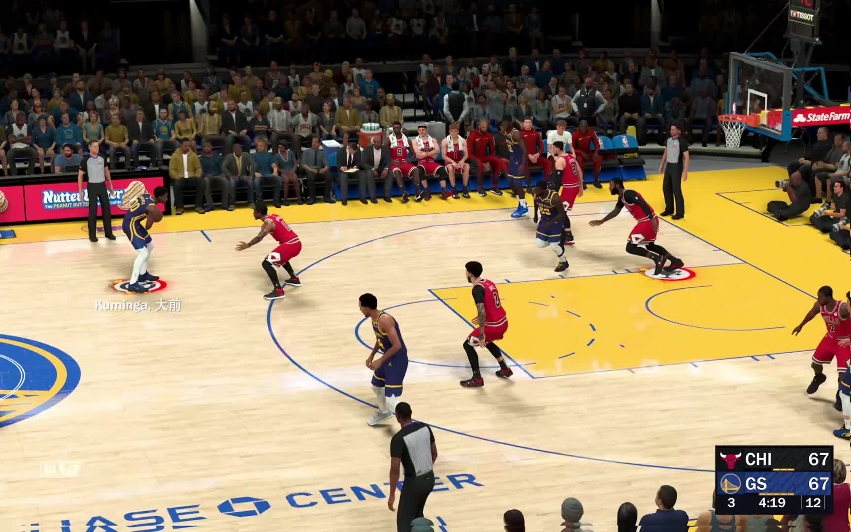 S9赛季 常规赛 公牛vs勇士 110-99