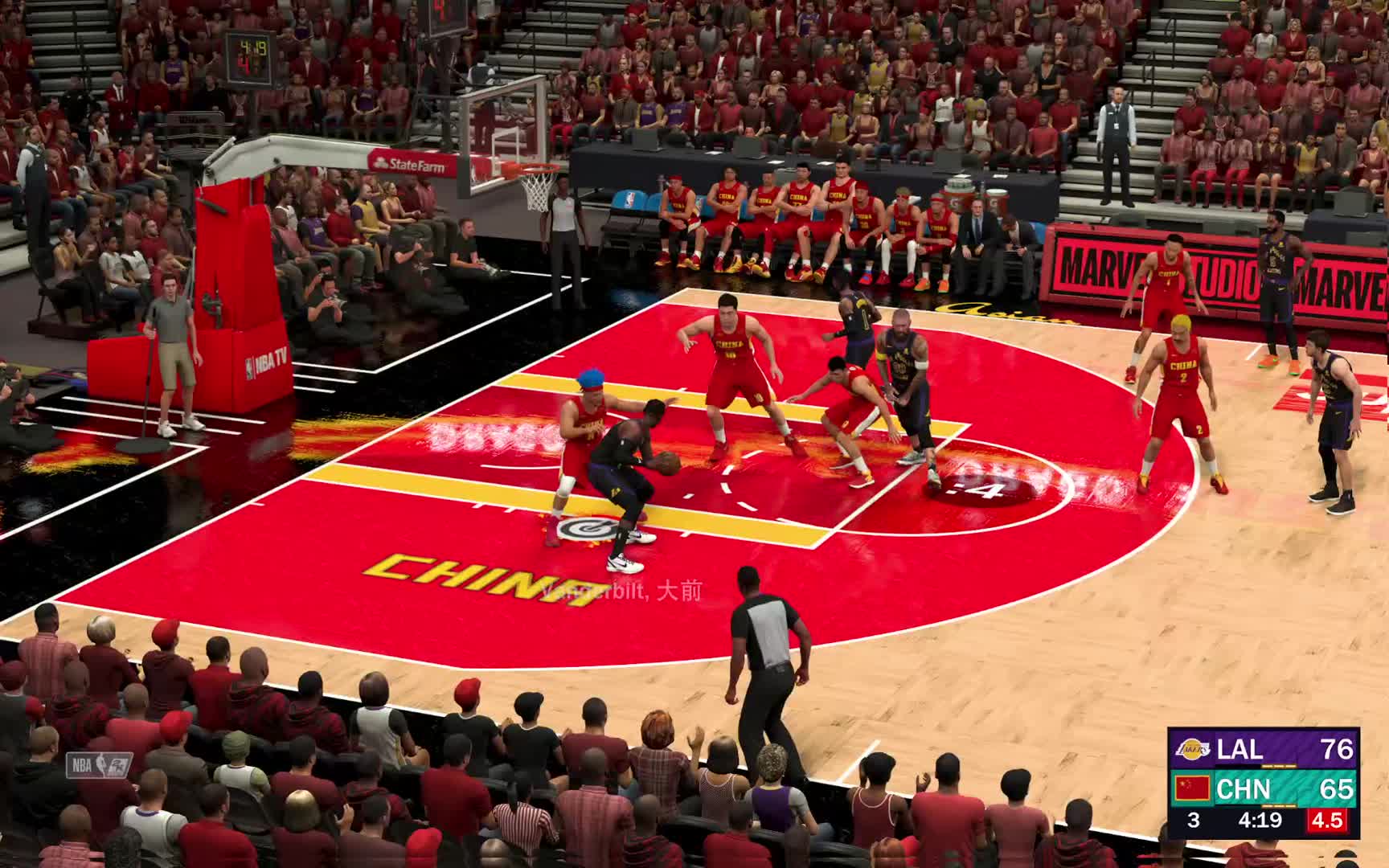 S9赛季 常规赛-湖人vs中国队 124-98