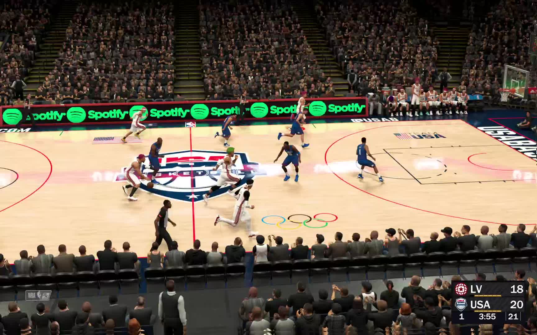 S9赛季 常规赛-星队vs梦之队 58-63 上半场