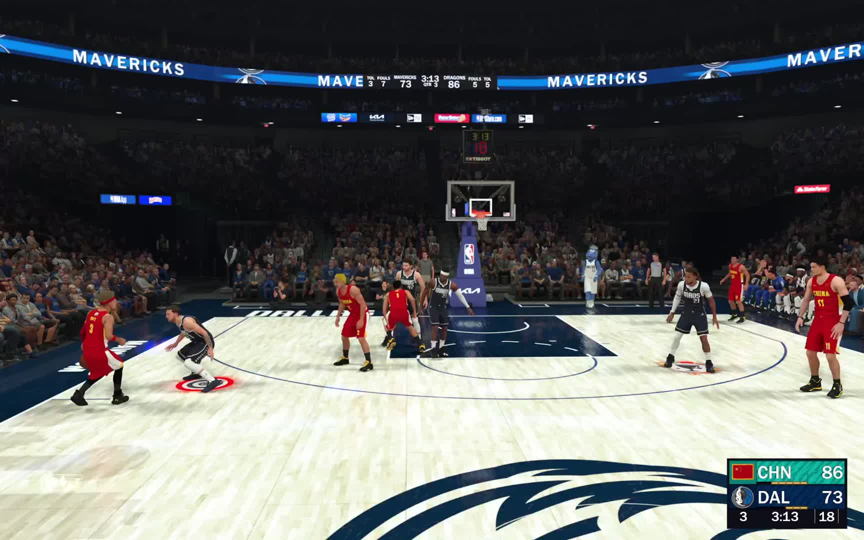 S9赛季 常规赛-中国队vs独行侠 124-105