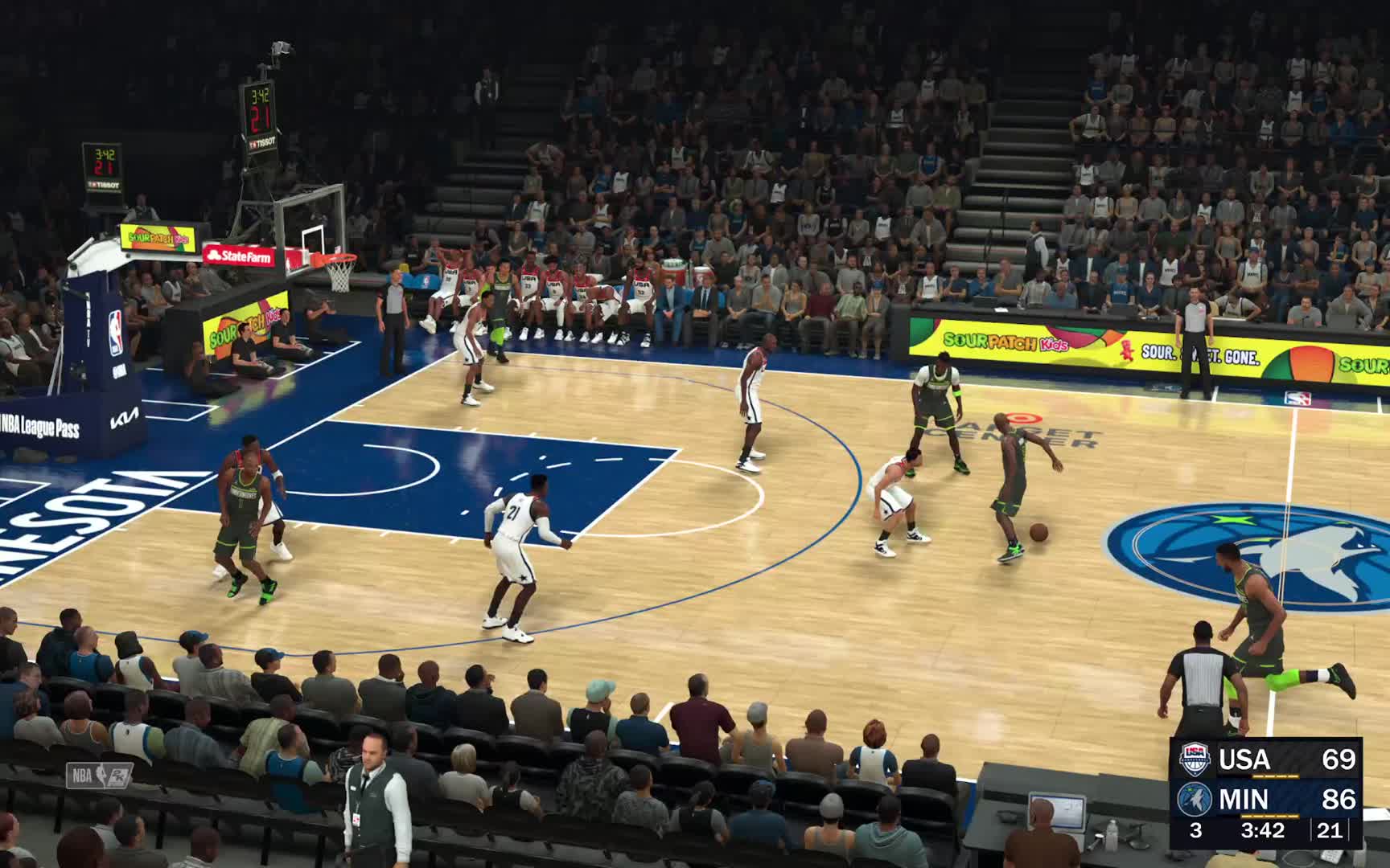 S9赛季 常规赛-梦之队vs森林狼 104-131