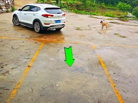 倒车入库技巧：新手开suv不会倒库，试试这个方法，轻松学会