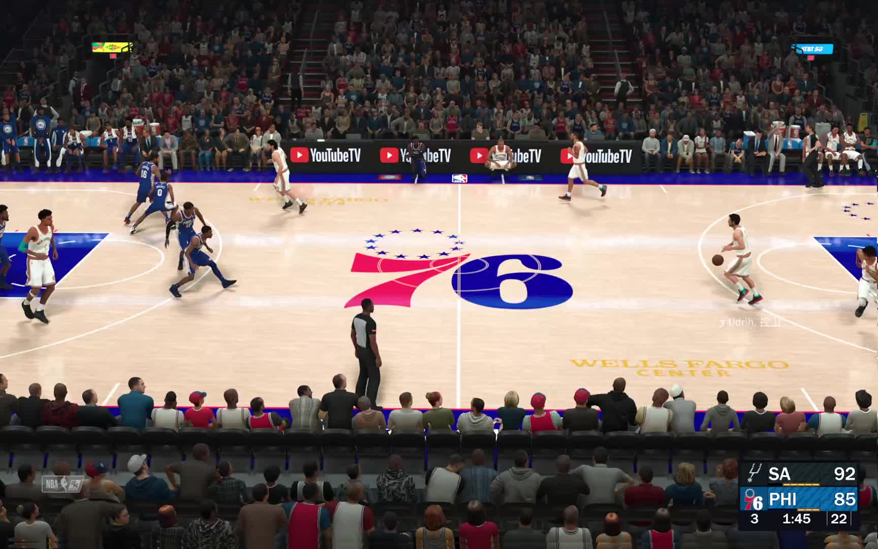 S9赛季 常规赛-马刺vs75人 125-116