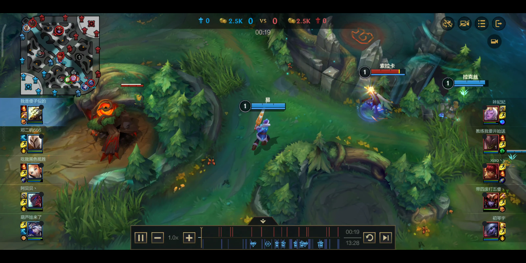 英雄联盟手游JS黄金局五杀