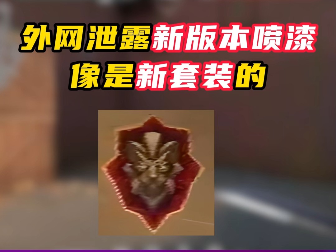 外网泄露未知新喷漆【无畏契约】