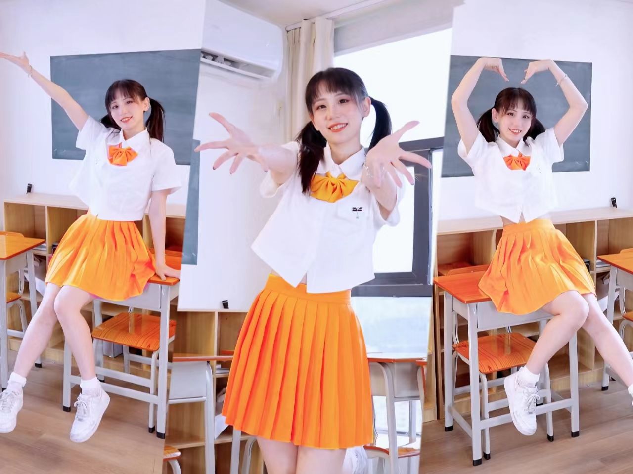 学妹求高分舞～活力满满，为高考应援！