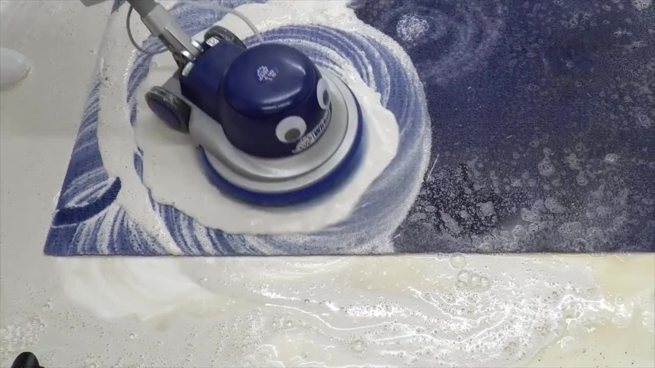 82年包浆长毛地毯清理起来有多解压？