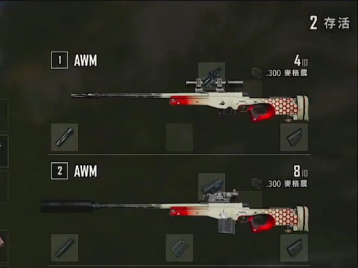 手持两把AWM瞬狙，懂得都懂！