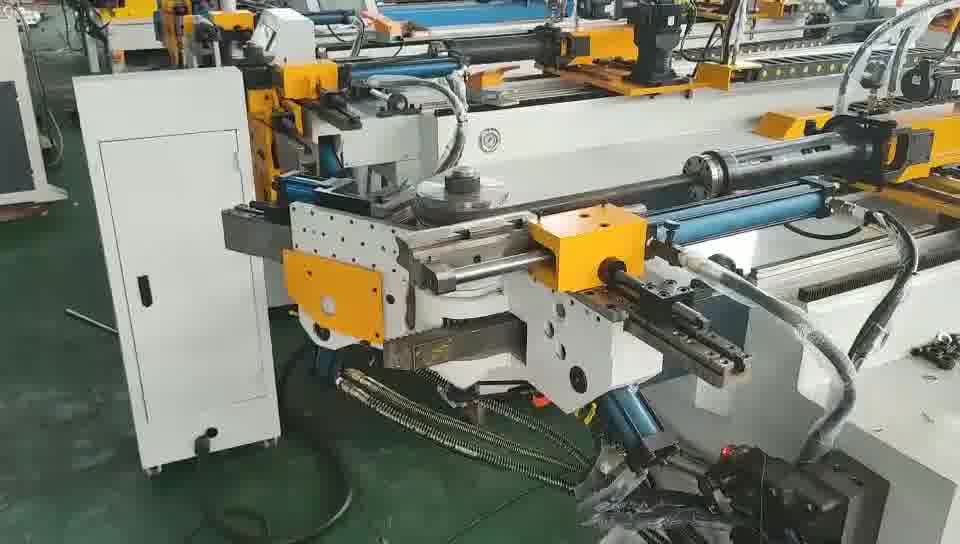 全自动CNC弯管机-伺服数控38CNC不锈钢方管弯管机设备