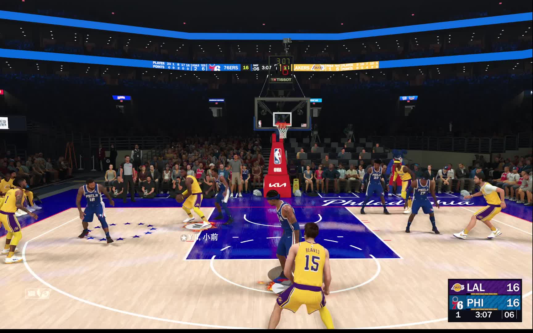 S9赛季 常规赛-湖人vs76人 124-100