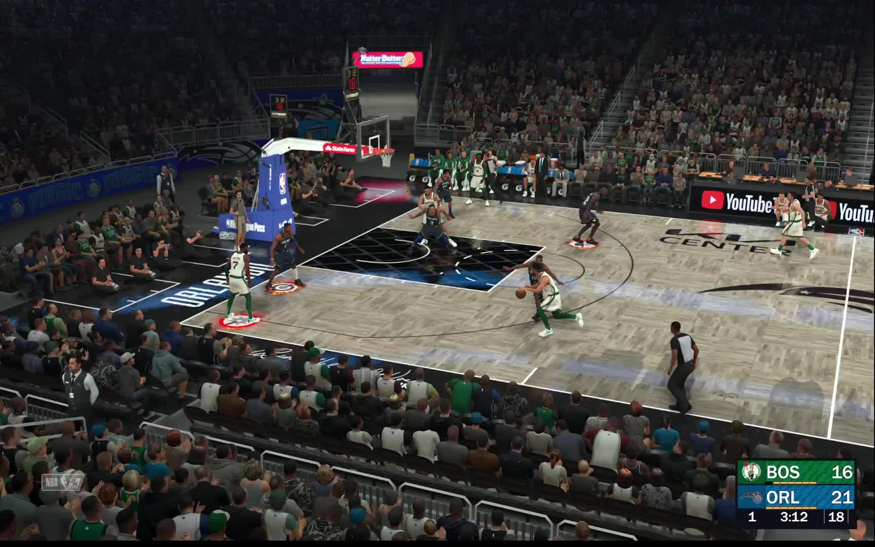 S9赛季 常规赛-凯尔特人vs魔术 52-54 上半场