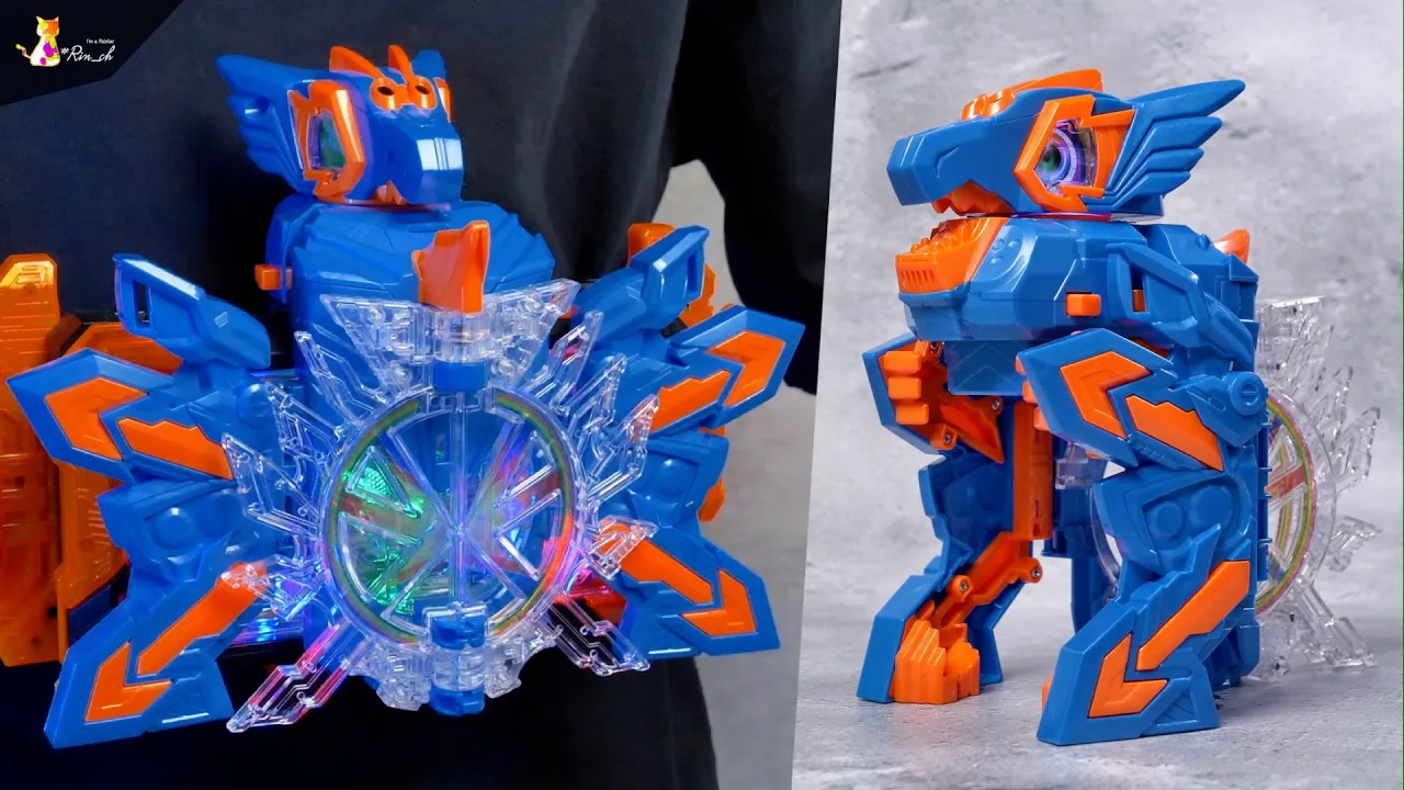 【#Rin_ch试玩】真人演示 假面骑士歌查德 DX凯米彩虹龙测评