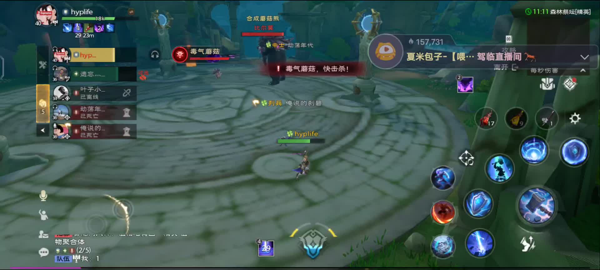 塔瑞斯世界森林祭坛（精英难度）通关视频