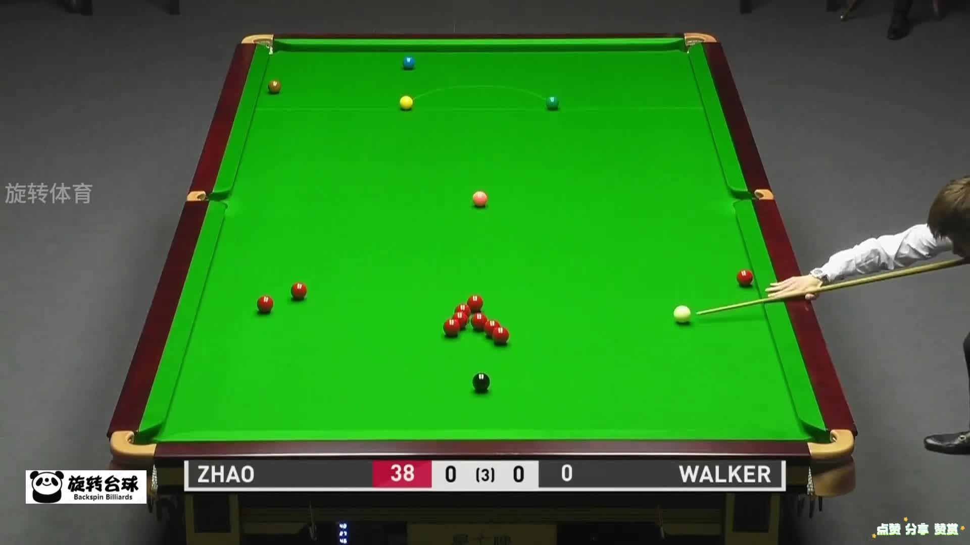 赵心童再秀变态准度，有进攻不防守，窒息一幕出现了