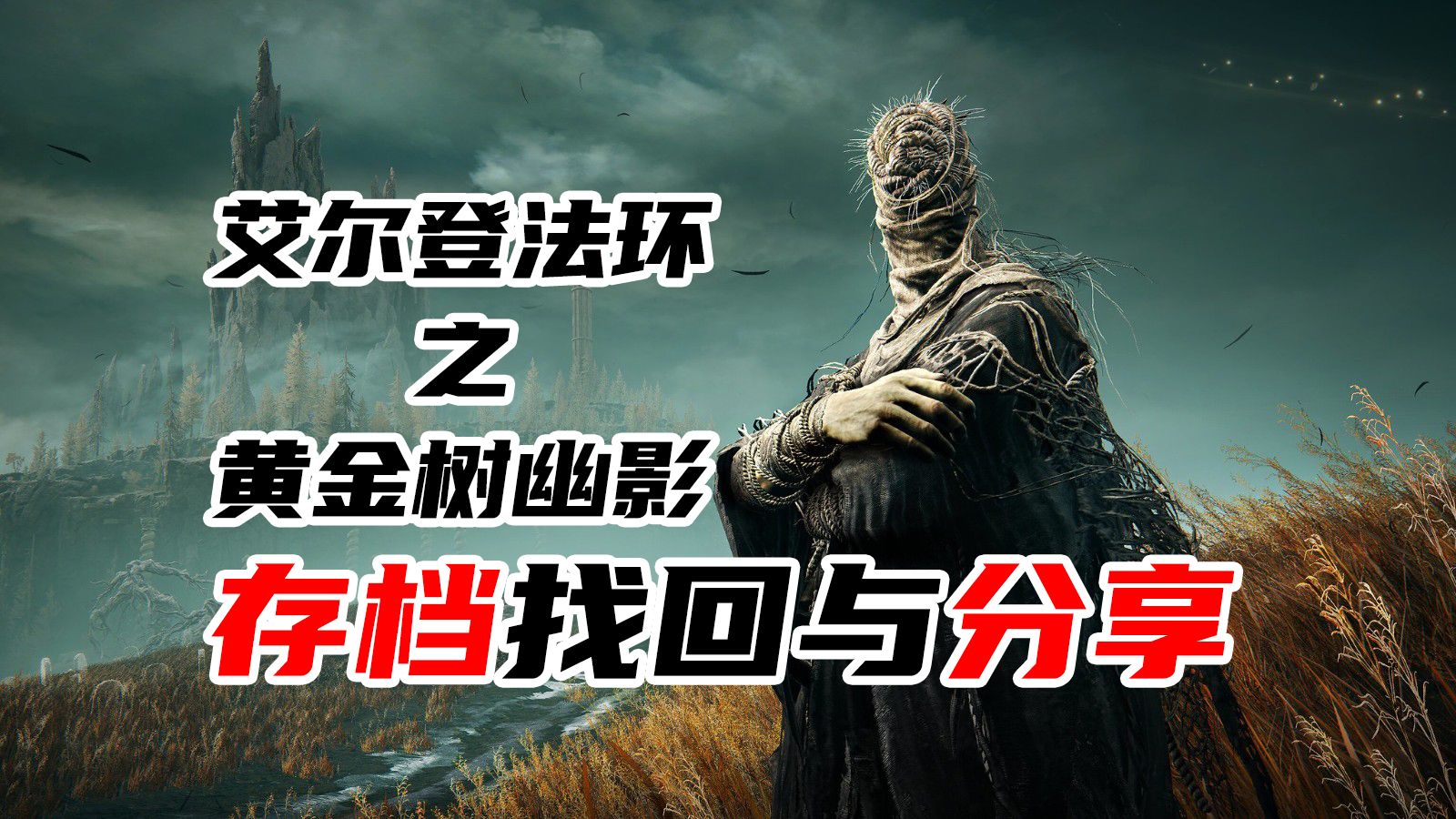 老戴《艾尔登法环DLC黄金树之影》我的存档分享&尝试手动找回自己的存档【黄金树幽影】