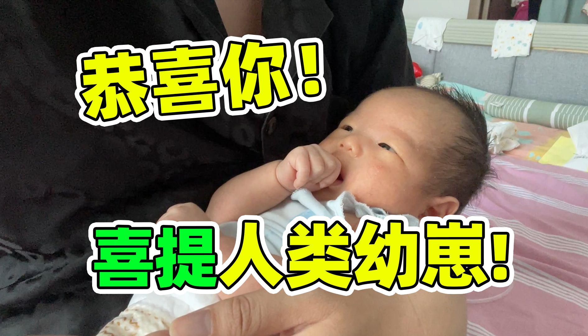 恭喜你！你关注的up主生娃了！