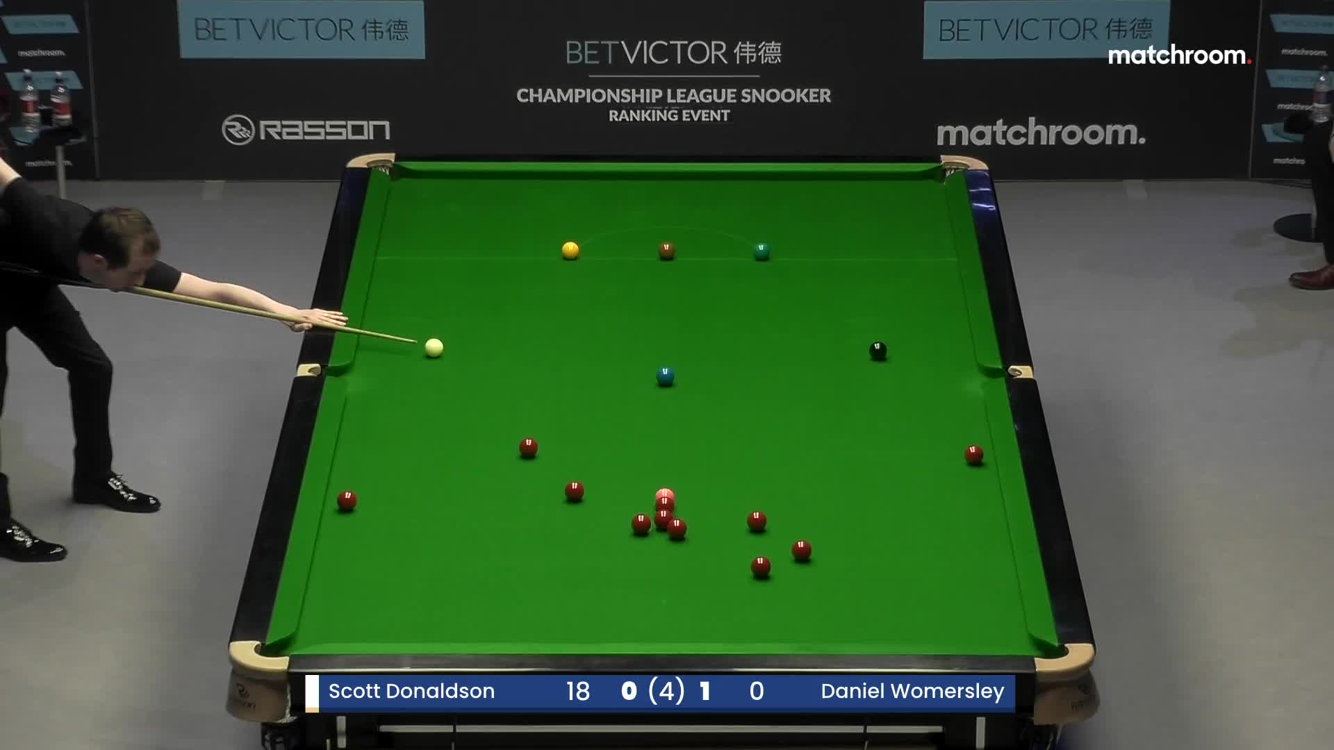 斯科特·唐纳森VS丹尼尔·沃莫斯利 2024冠军联赛第1阶段-清流