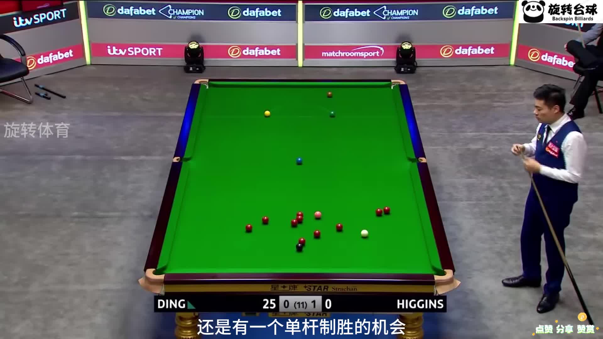 丁俊晖再胜希金斯，135-0长台猛攻，上演不可思议一幕