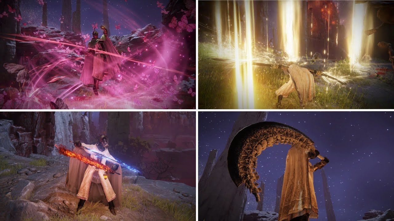 【4K60帧】《艾尔登法环 黄金树幽影》全部新传说武器展示 | 英文版 | 作者：Banden