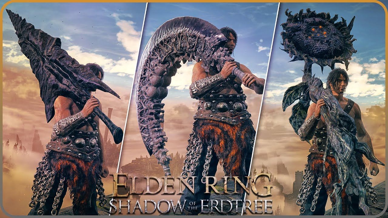 法环：DLC全99把新武器展示（仅外形）