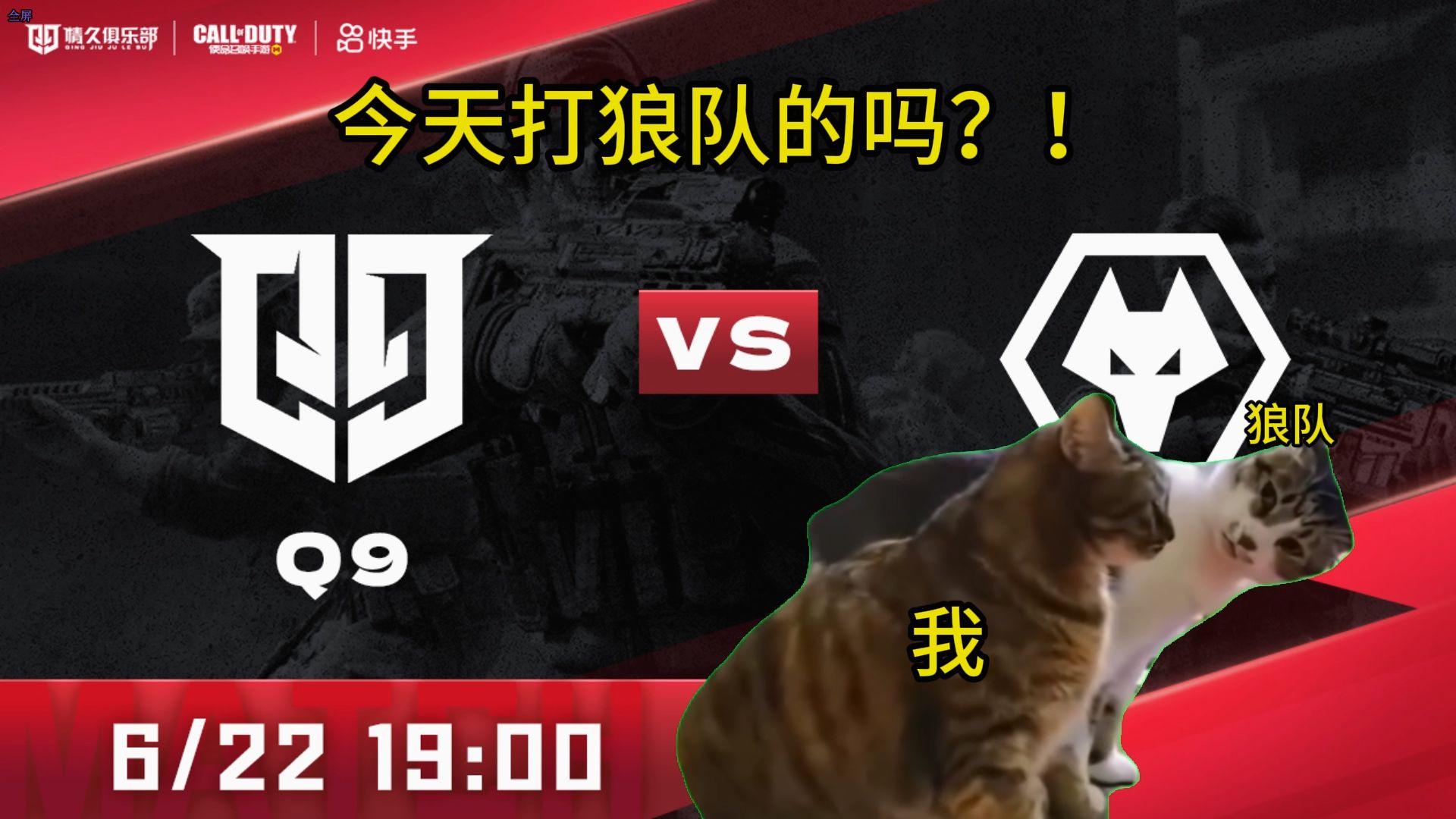 【Q9CODM】啊？我？打狼队？！