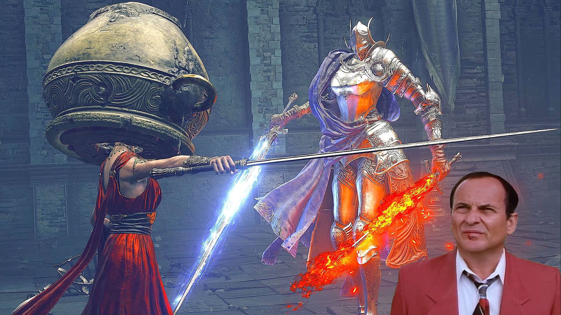 以防你不知道火焰史莱姆可以摸摸 艾尔登法环 黄金树幽影