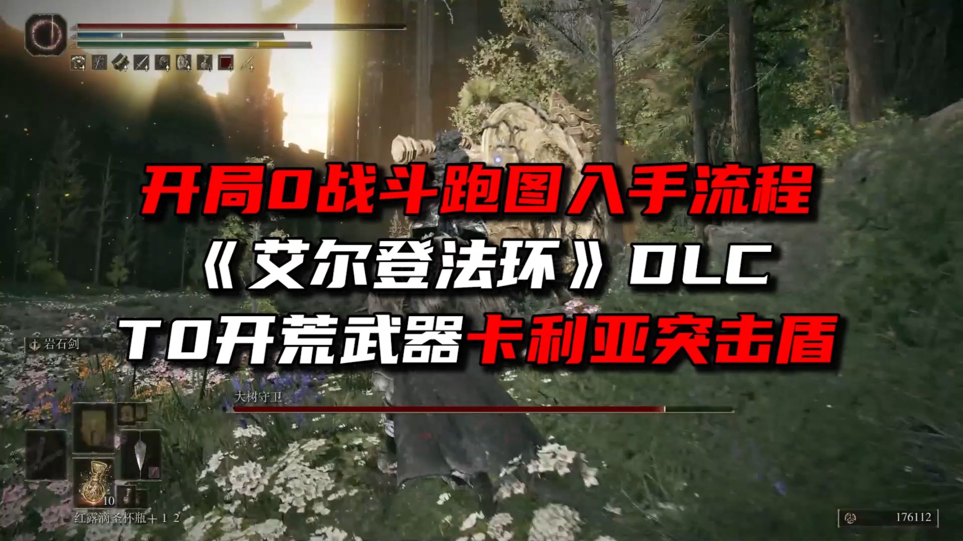 《艾尔登法环》DLC开局0战斗跑图入手突击盾流程