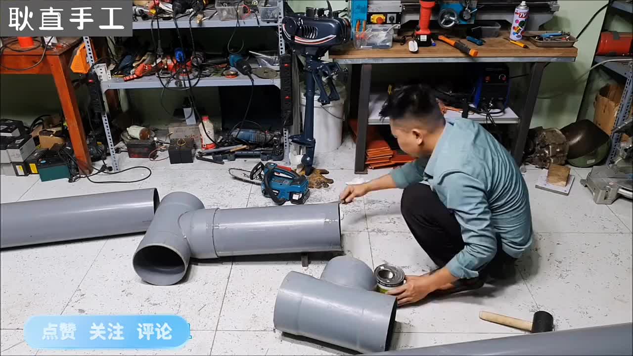 只利用几根水管，制作一搜时速能达到120码的快艇真是太牛了