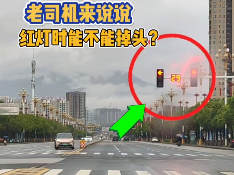 老司机来说说，红灯时你敢掉头吗？
