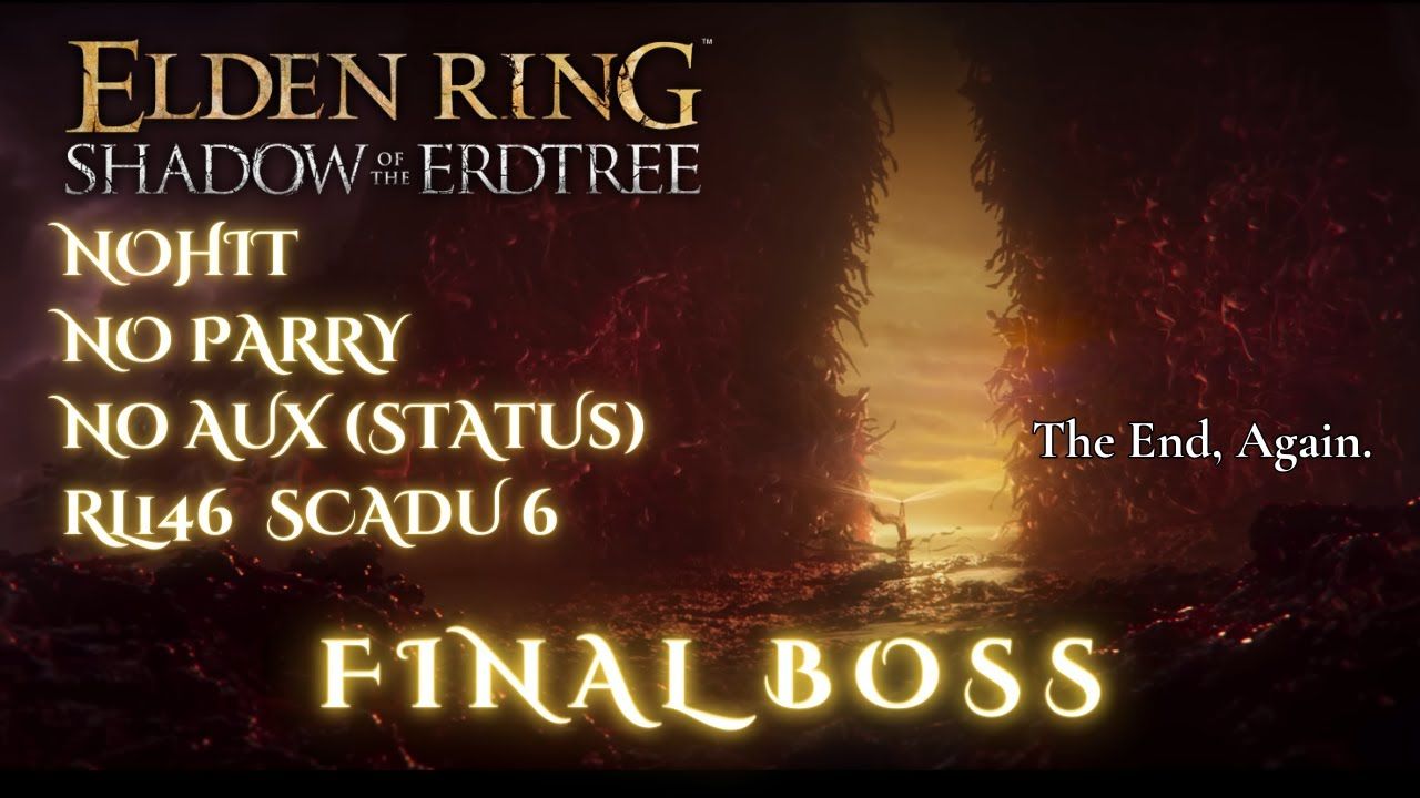 法环：再次无伤王拉塔恩（无弹反，146级，6级庇佑）