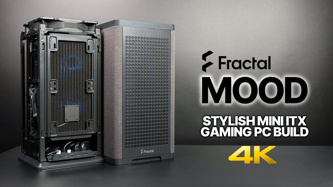【4K】新款分形工艺Mood时尚机箱Mini ITX游戏电脑工整舒适装机 14600K+RX 760