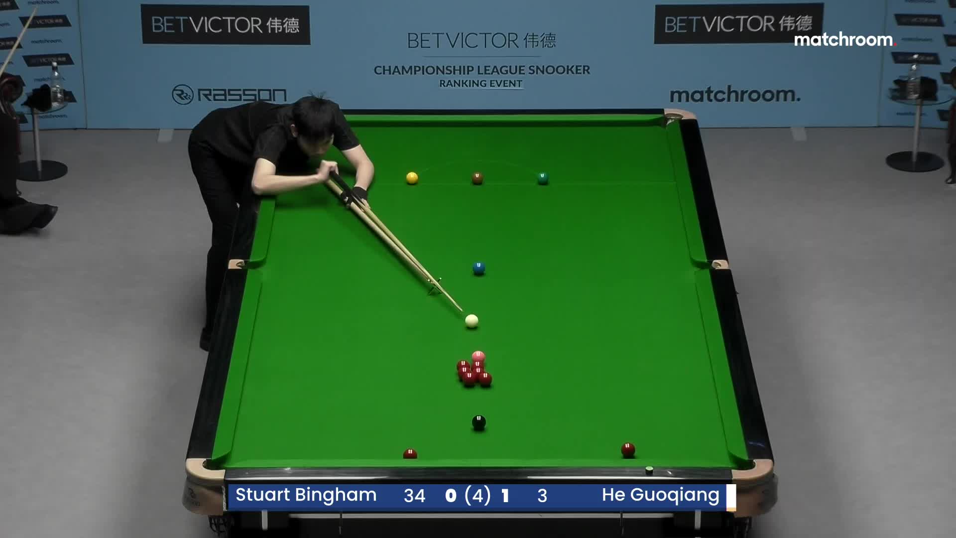 斯图尔特·宾汉姆VS贺国强 2024冠军联赛第1阶段-清流