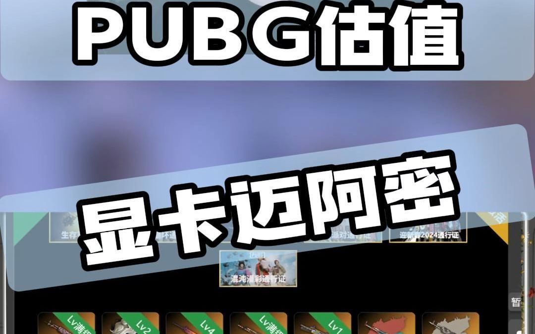PUBG 绝地求生评估