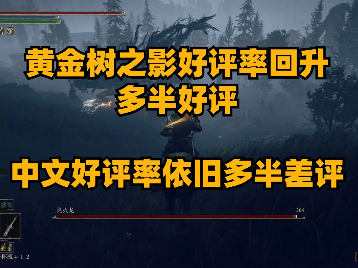 黄金树之影好评率回升多半好评，中文好评率依旧多半差评，国内首家游戏博物馆落户上海，拥有地平线4 DL