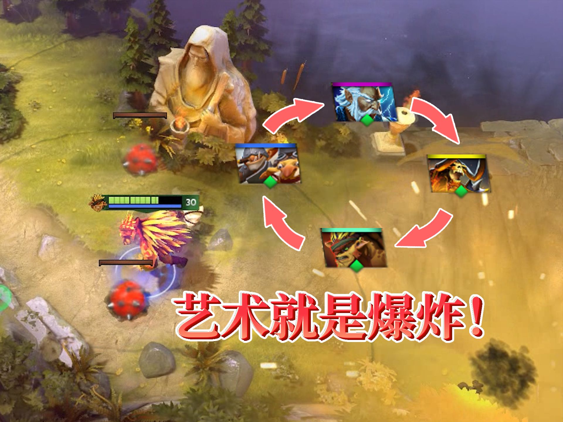 原来DOTA2就是个巨大的循环