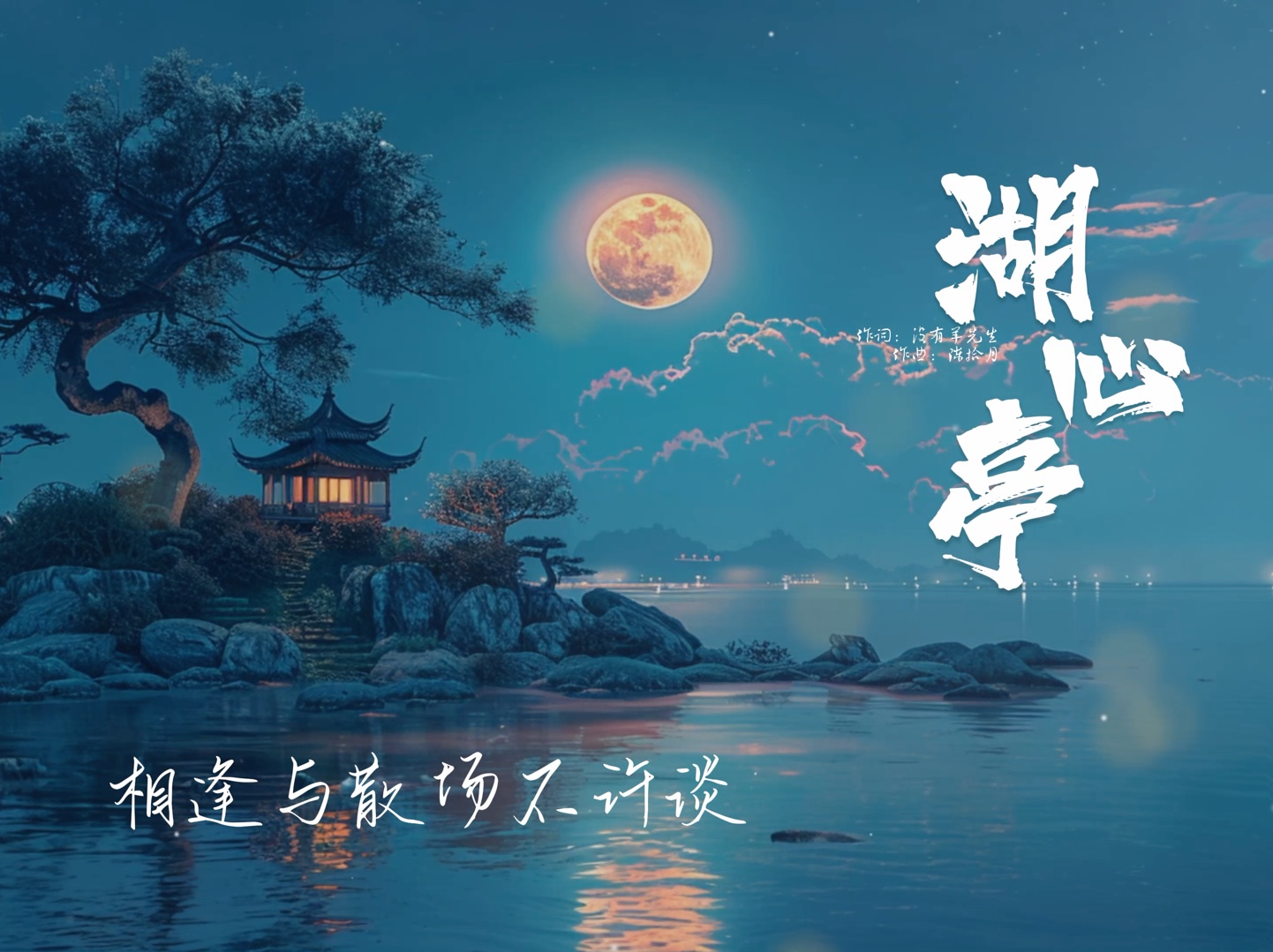 相逢与散场不许谈#湖心亭