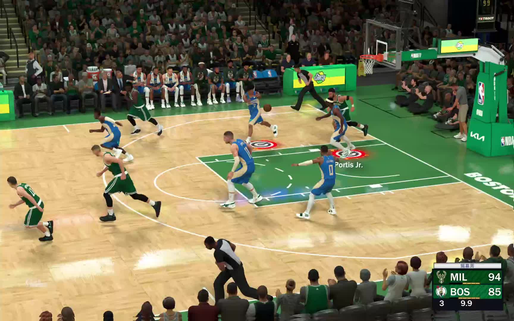 终极联盟第一赛季-雄鹿vs凯尔特人 126-129