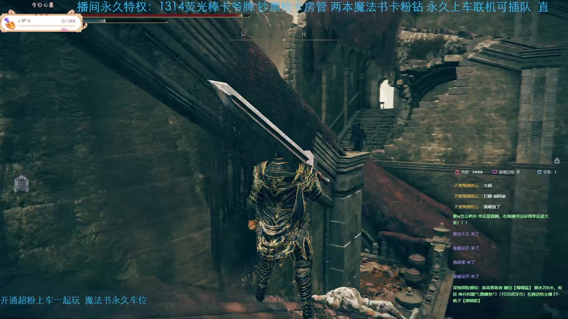 久违的老头环【DLC开荒】中，欢迎指导-片段1