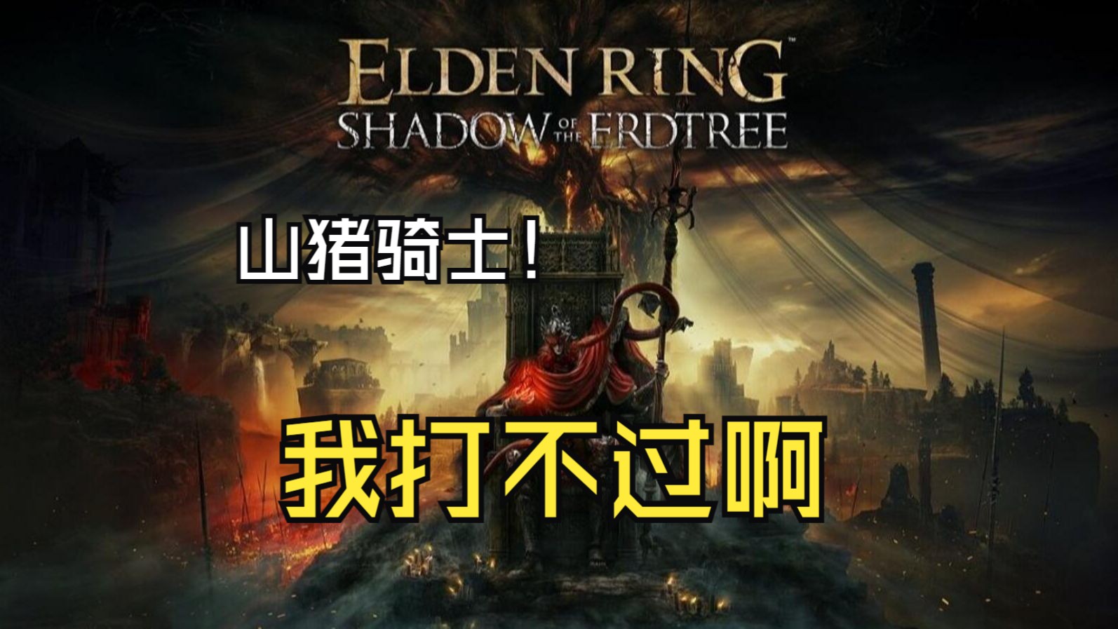 【艾尔登法环DLC】我打山猪骑士be like