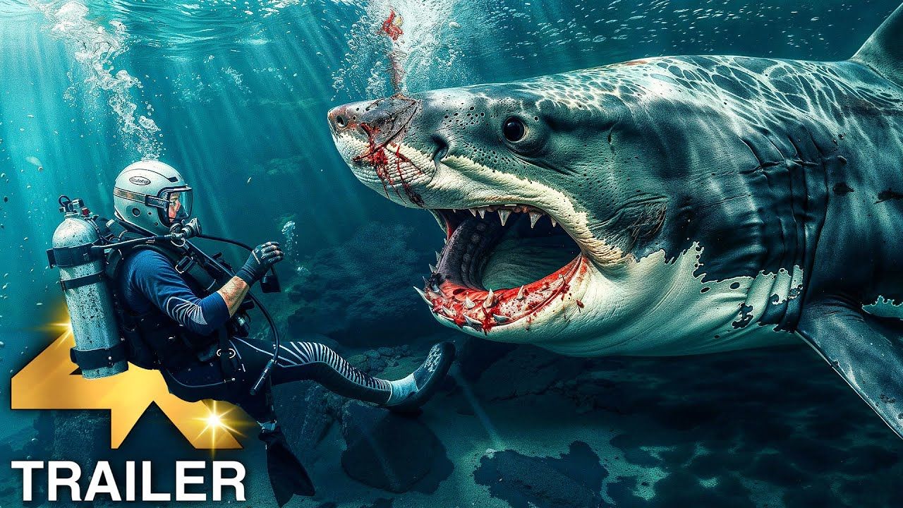 【4K】恐怖电影《逃鲨》预告片2 | 7月26日北美上映