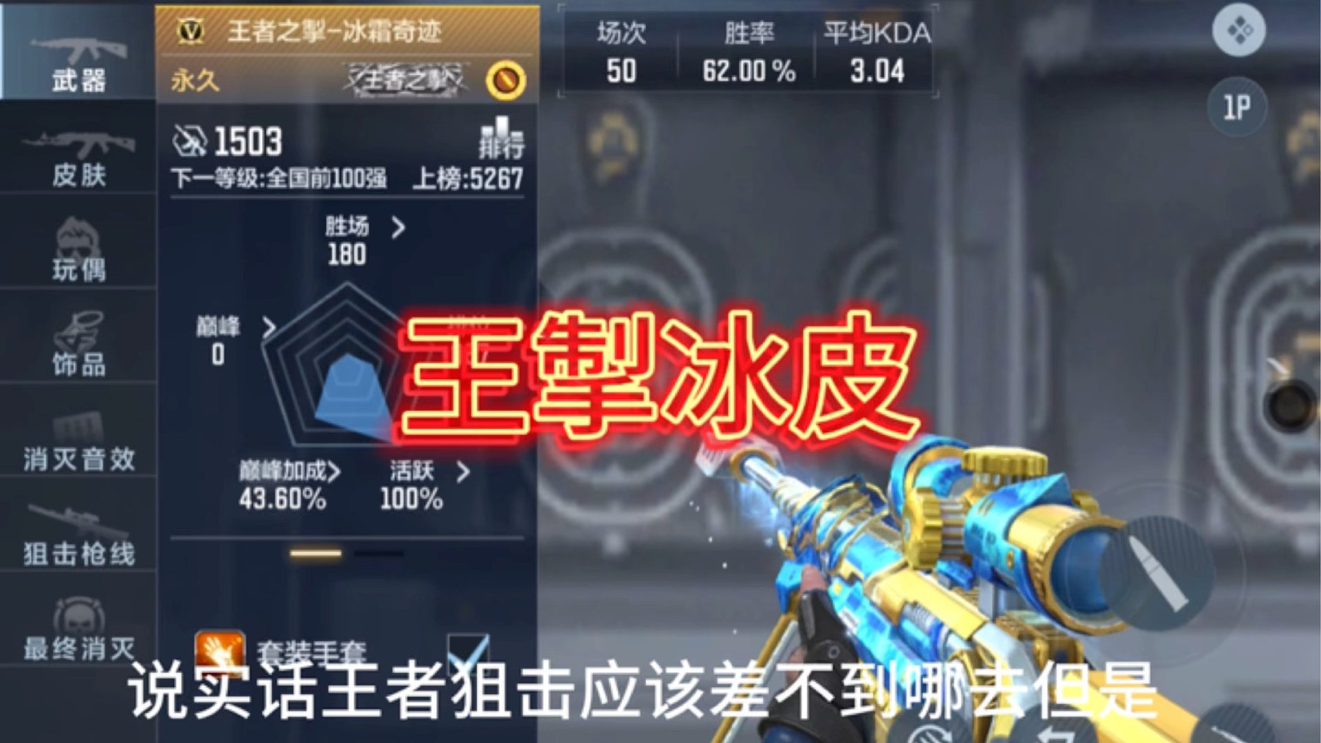 王者最废的两把狙击究竟什么表现？