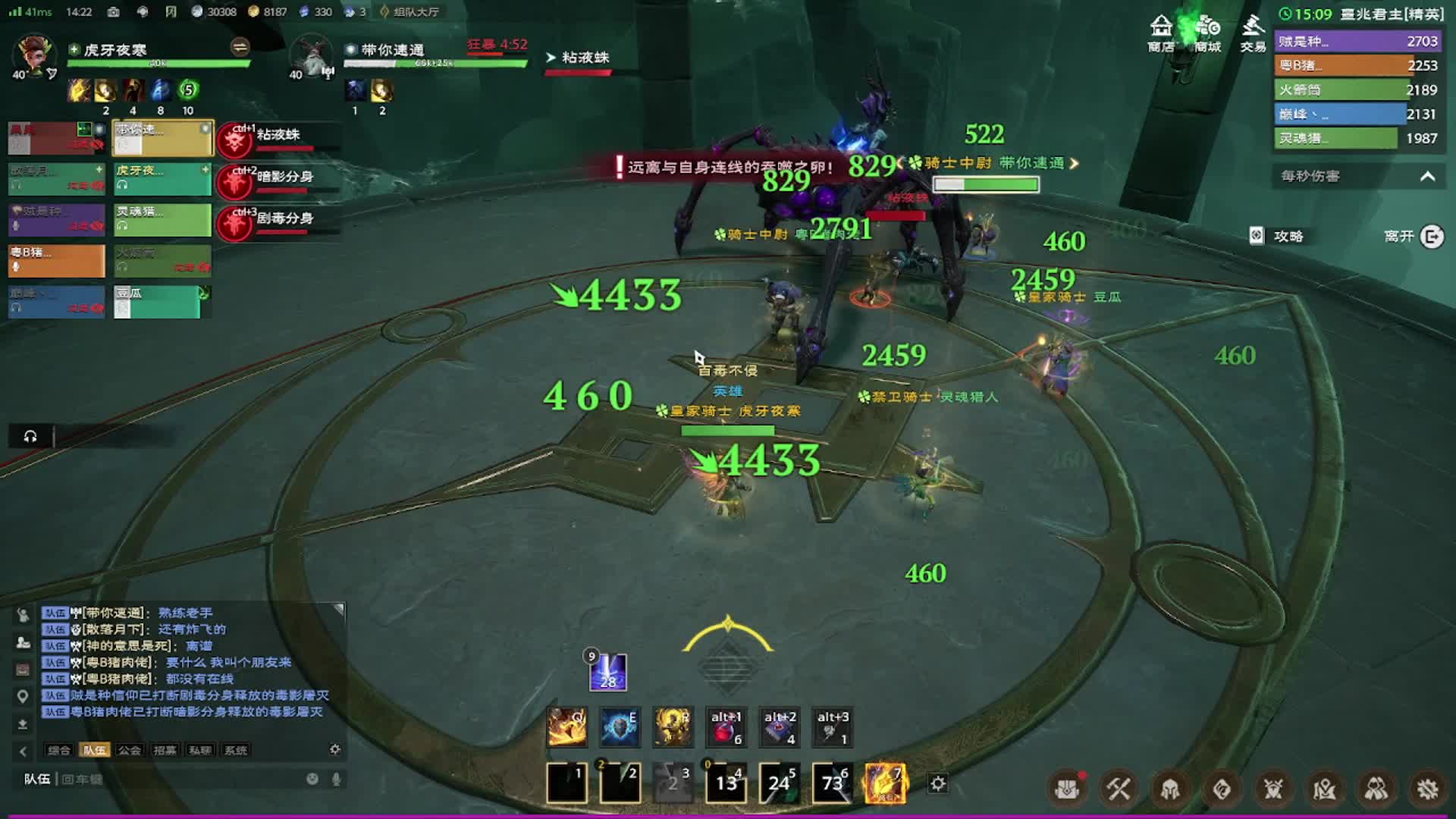 蜘蛛女王精英团本