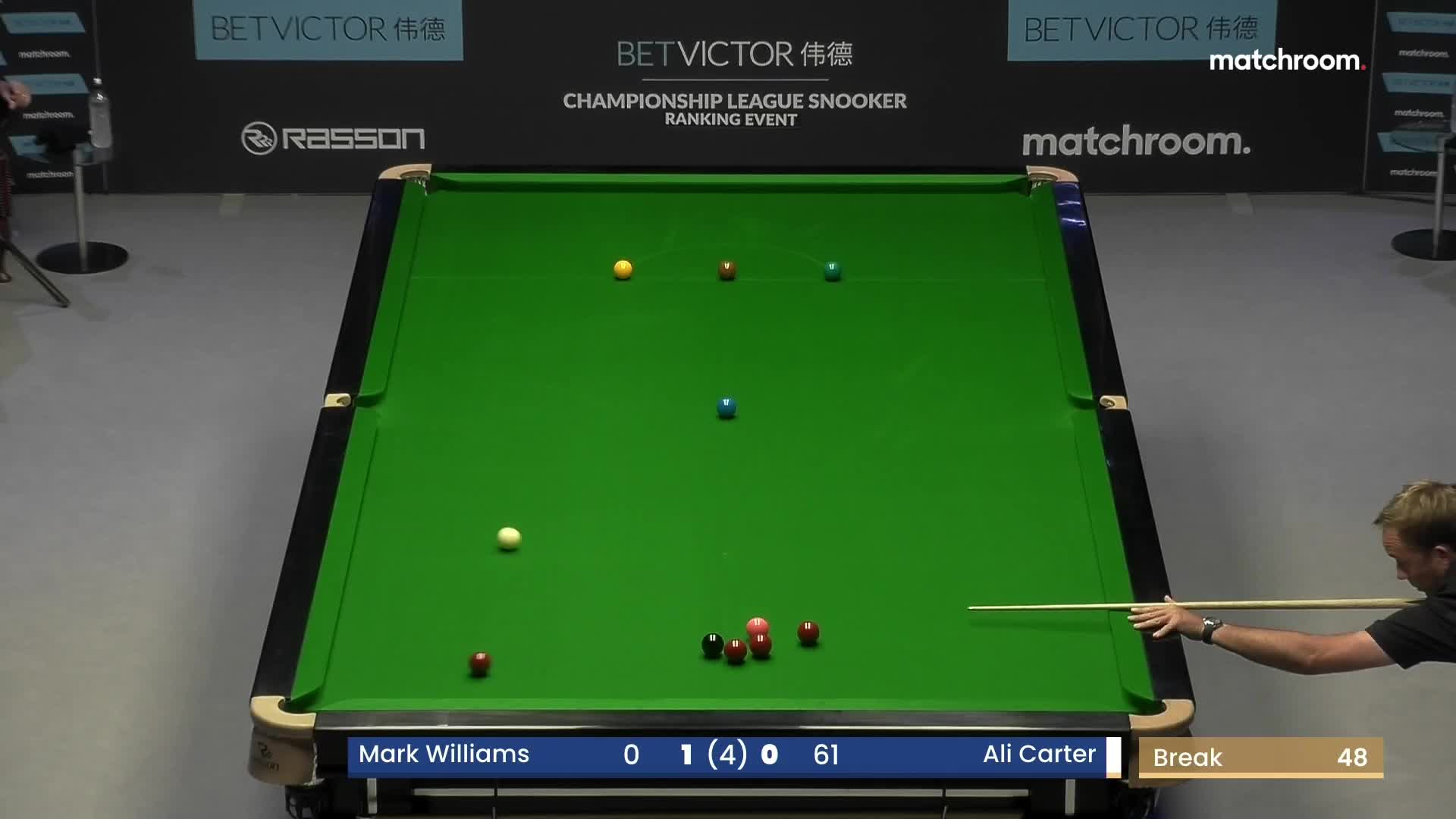 马克·威廉姆斯vs阿里·卡特 2024冠军联赛第1阶段-清流