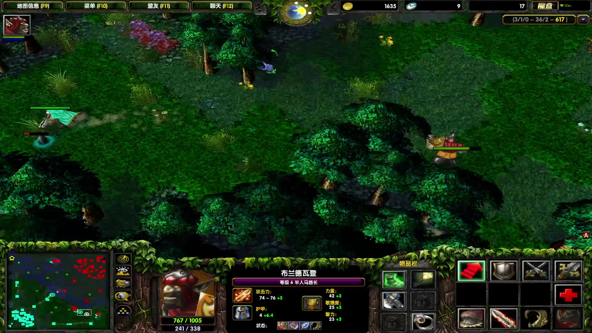 DOTA1心酸单排上1700-肉装人吗，冲锋陷阵的好队友