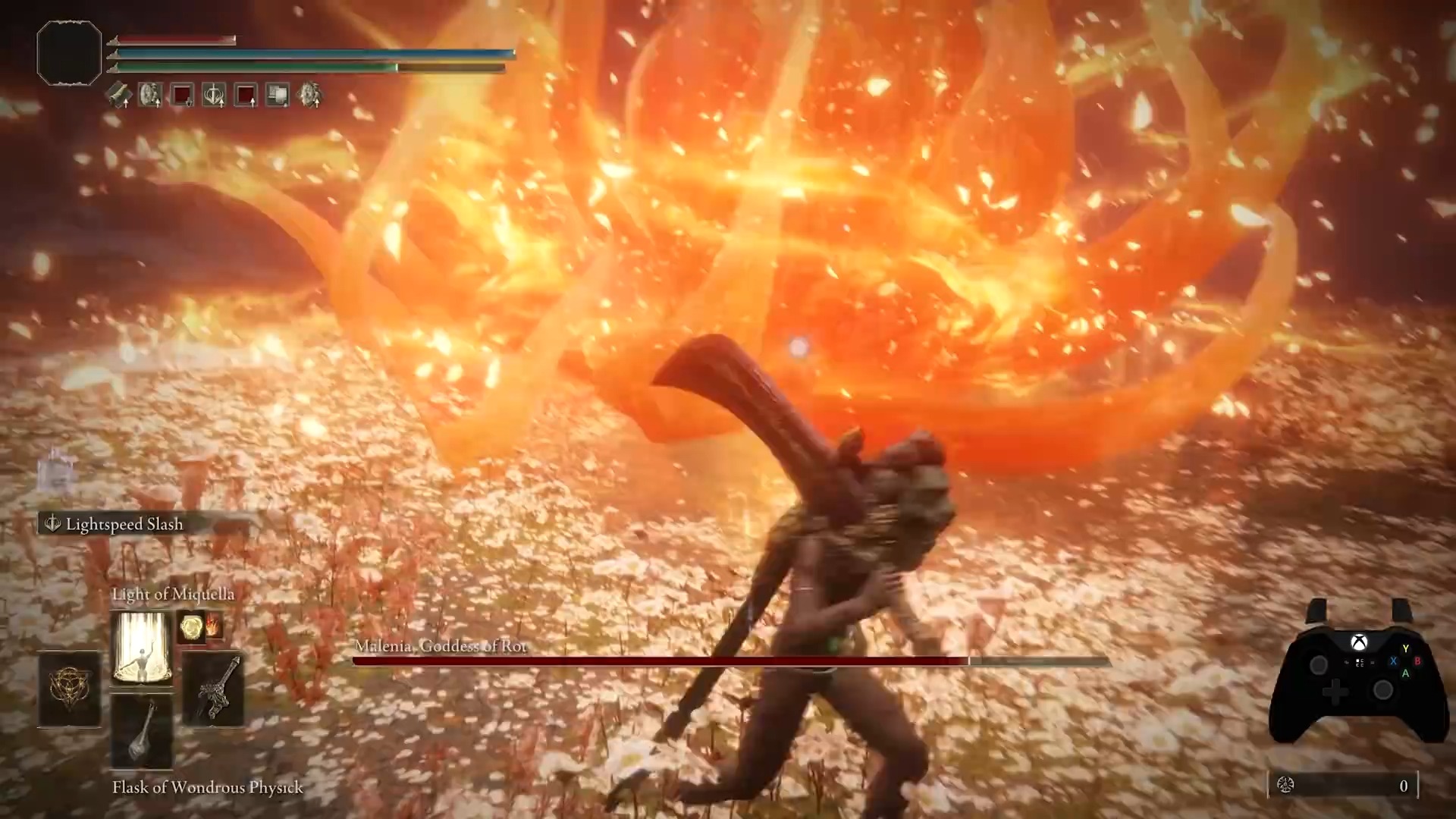 当你打完【黄金树幽影】再次面对玛莲妮亚（By：ONGBAL）