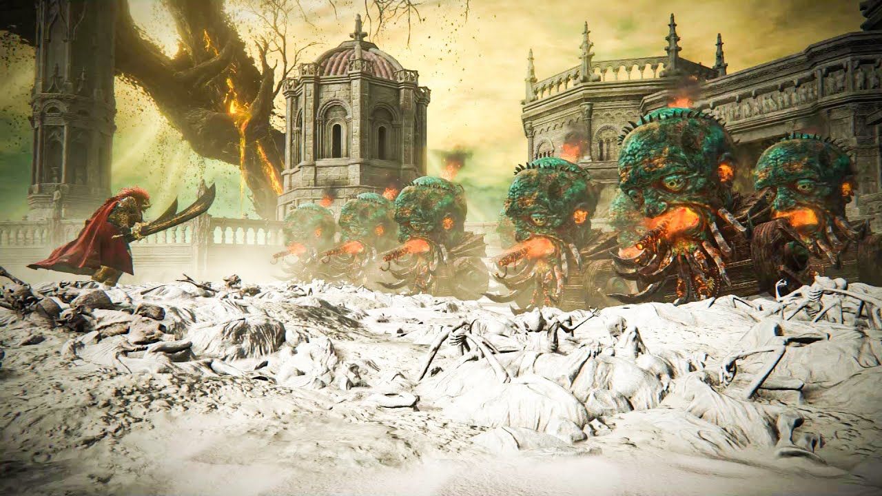 法环：哪个DLC BOSS能打过10台火焰战车？