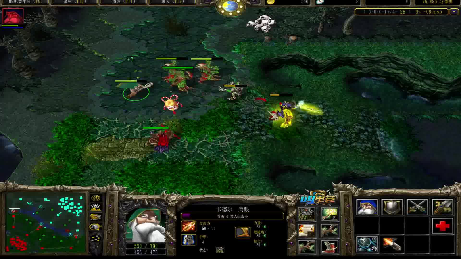 1v9杀臭猪！只玩各种脏b英雄-片段1