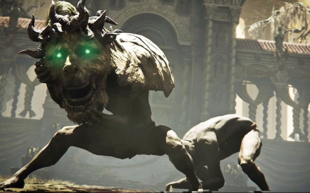 法环：神兽舞狮，但是没披斗篷